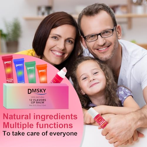 Dmsky 24 Pack Flavored Lip Gloss Set - Clear, Hydrating, Non-Sticky Lip Oil