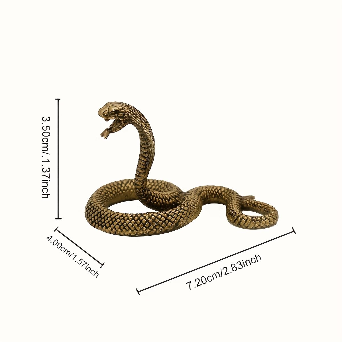 Cobra-Shaped Small Sculpture