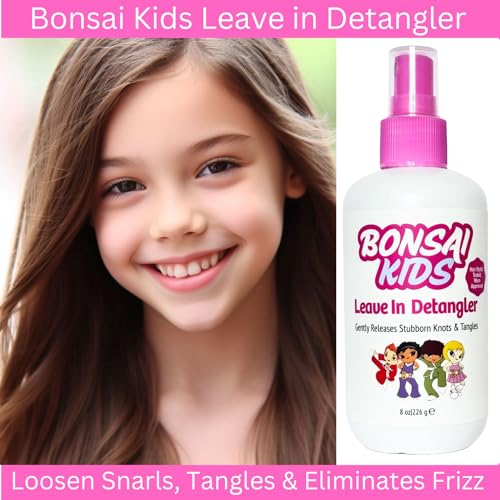 Bonsai Kids Leave-In Hair Detangler Spray – Gentle Conditioning for Children