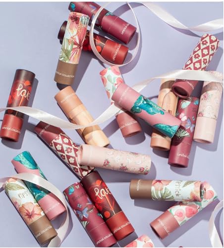 AKARY Long Lasting Matte Nude Lipstick - Eco-Friendly Paper Tube