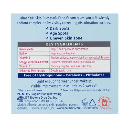 Palmer's Skin Success Dark Spot Fade Cream with Vitamin E & Niacinamide - 2.7 oz