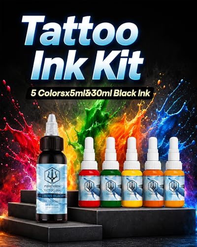 Gaea POSEIDON Wireless Rotary Tattoo Pen Kit with 1500mAh Battery