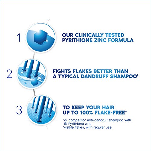 Head & Shoulders Classic Clean 2-in-1 Anti-Dandruff Shampoo & Conditioner - 8.45 Fl Oz (Pack of 2)