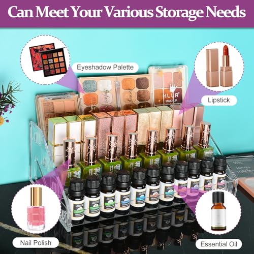 JessLab 4-Tier Acrylic Nail Polish Organizer - Makeup Holder
