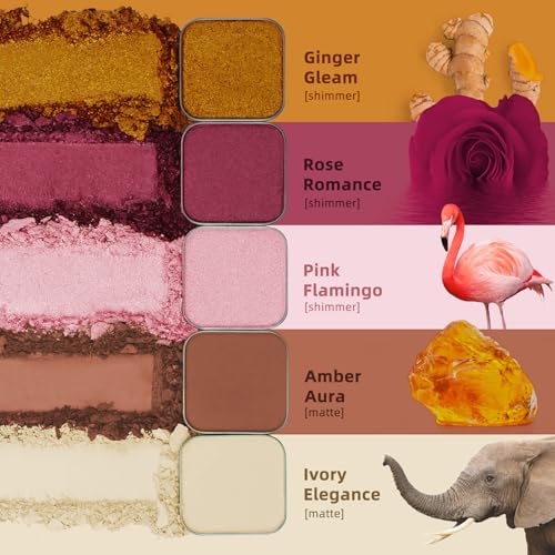 Flamingo Pink Metallic Eyeshadow Refill Pan - Highly Pigmented
