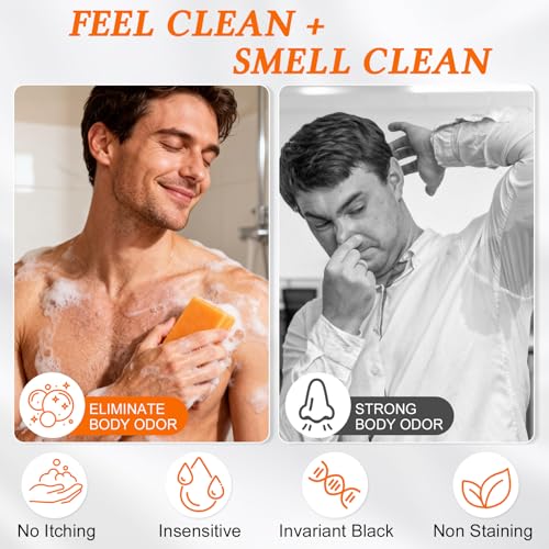 Natural Persimmon Soap Bar for Body Odor Control - Gentle Cleansing