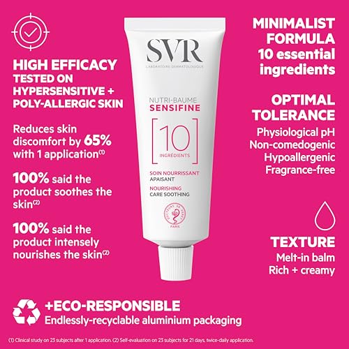 SVR Sensifine Nutri-Balm Soothing Moisturizer for Sensitive Skin, 1.3 fl.oz