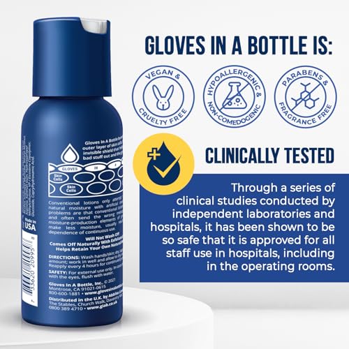 Gloves in a Bottle Fragrance Free Shielding Lotion 2 oz (Pack of 2)