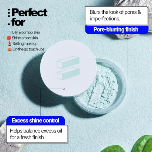 EqualRXN Spirulina Zinc Treatment Loose Powder for Oily Skin