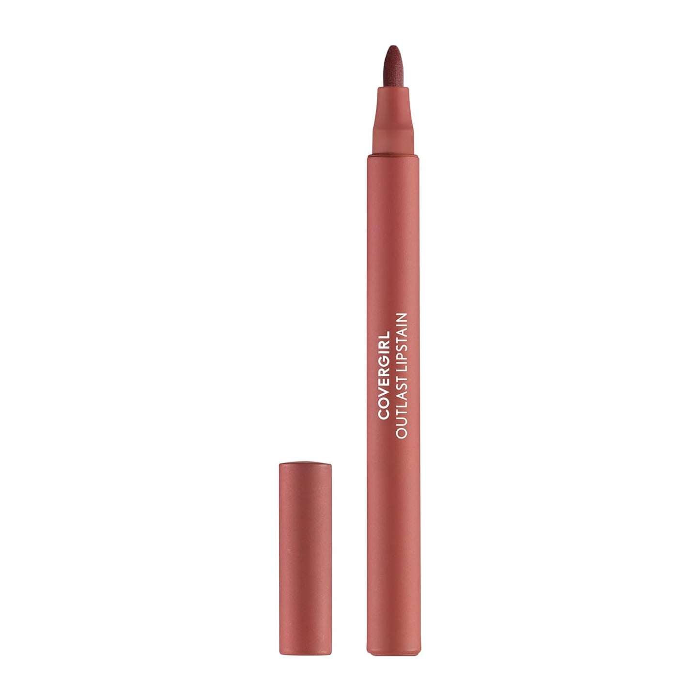 Covergirl Outlast Lipstain - All-Star, Smooth Application, Vegan Formula | 0.06oz, Transfer-Proof Satin Finish