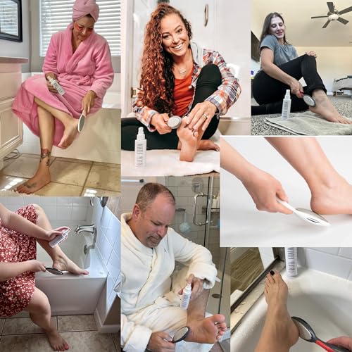 WONDER PEDI Stainless Steel Double-Sided Foot File for Callus Removal