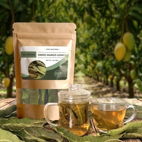 Heawans Dried Mango Leaves - 2oz Freshly Harvested