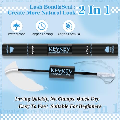 Natural Wispy Lash Clusters Kit - KevKev Wispy02 (8-16mm)