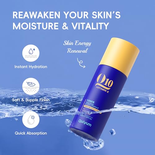QUIYUM Q10 & Vitamin E 6-Step Skincare Set for All Skin Types