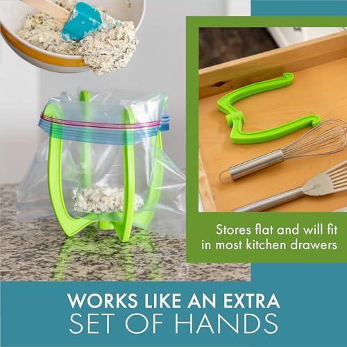 Bagwell Sealable Bag Holder for Gallon & Quart Food Storage