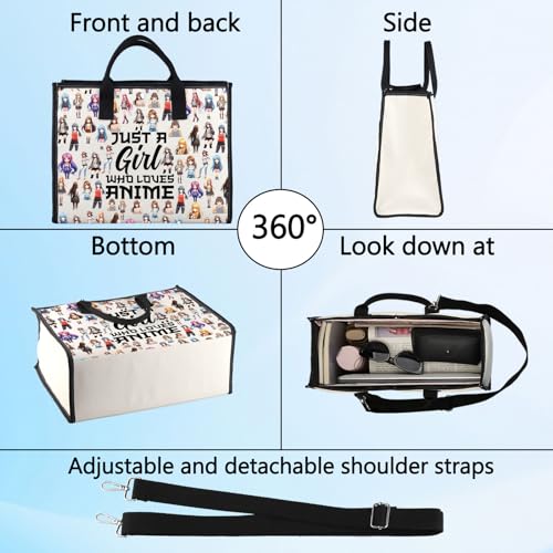 LEVLO Anime Fans Makeup Bag - Loves Anime LT Cosmetic Purse