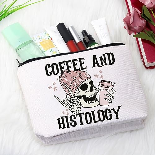 Histology Technician Canvas Zipper Pouch - Makeup & Cosmetic Travel Bag