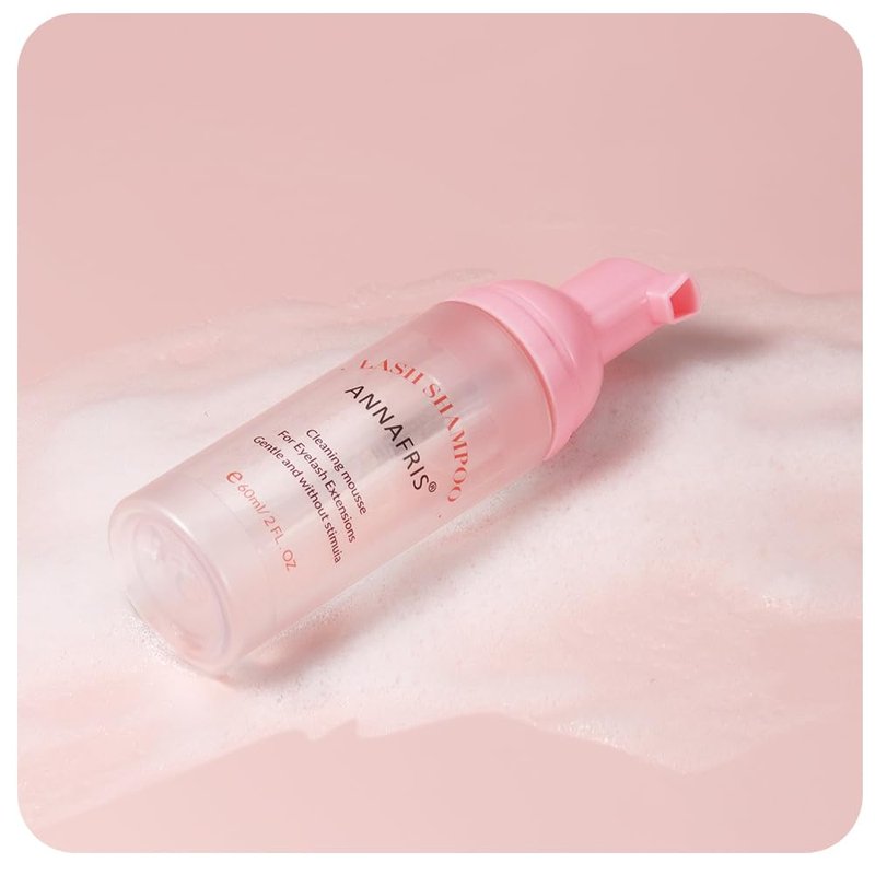 ANNAFRIS Eyelash Shampoo Foam Cleanser Kit Concentrate Mousse Eyelash Extensions Gentle Cleaning Dedicated Cleanser