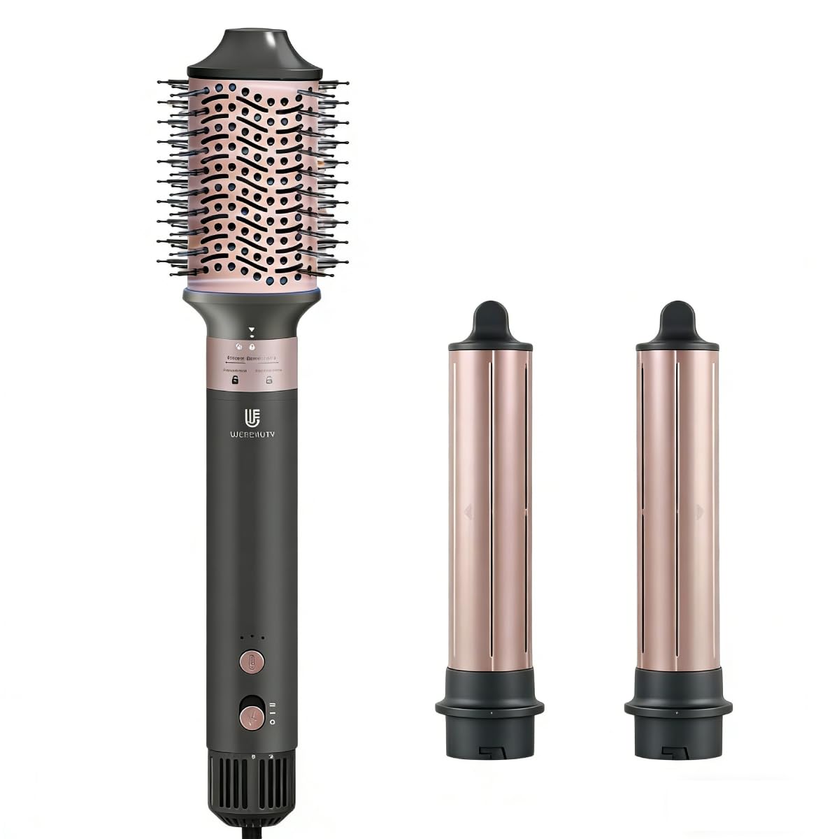 Hair Dryer Brush Air Styler - 7-in-1 Ionic Multi-Styling Tool | Fast Blow Drying, Auto Wrap Curlers, Frizz-Free Volumizer