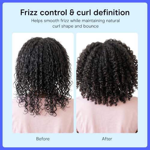 Conair Detangling Brush for Long & Curly Hair - Purple, Loose Curls & Waves