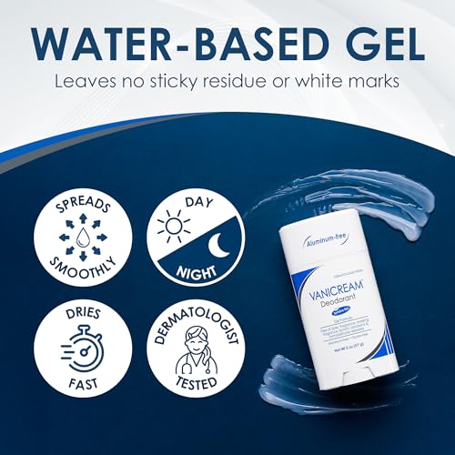 Vanicream Aluminum-Free Gel Deodorant - 2 oz - Unscented Formula for Sensitive Skin