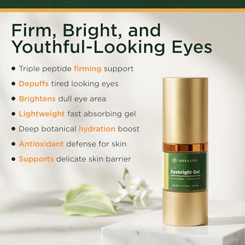 Tree of Life Eyebright Gel - Anti-Aging Eye Cream for Dark Circles
