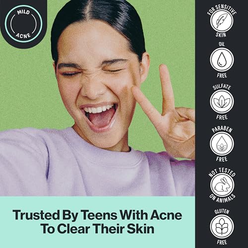 Oxy Acne Cream Cleanser for Sensitive Skin - 5% Benzoyl Peroxide (Pack of 2)