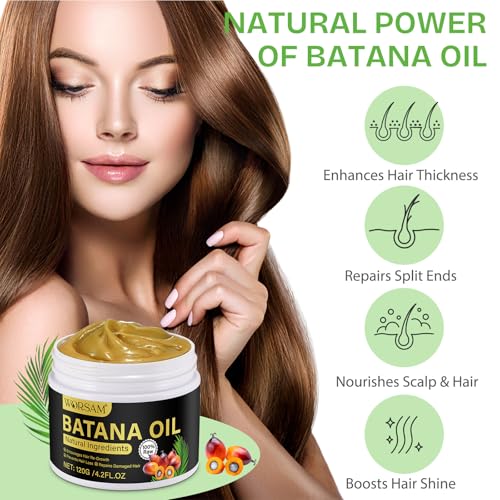 Organic Batana Oil for Hair Growth - 100% Pure & Cold Pressed