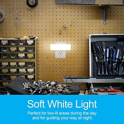 GE UltraBrite LED Night Light - Adjustable 50-200 Lumen Plug-In Light