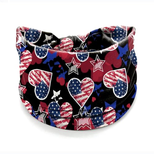 Winthrop 4-Pack Patriotic Wide Elastic Headbands - Dark Flag Designs