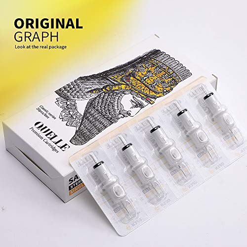 Hawink #12 Curved/Round Magnum Tattoo Cartridge Needles 20Pcs with Membrane Model 1205RM
