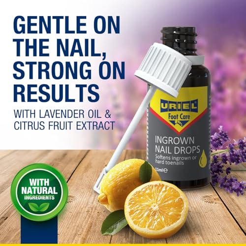 URIEL Ingrown Toenail Treatment Kit 0.37 fl oz - Home Nail Care & Softening Solution