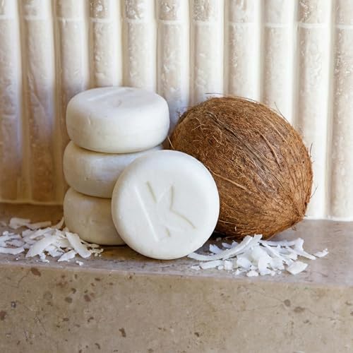 Seek Bamboo Coconut Shampoo Bar - Hydrating Solid Shampoo for Dry Hair