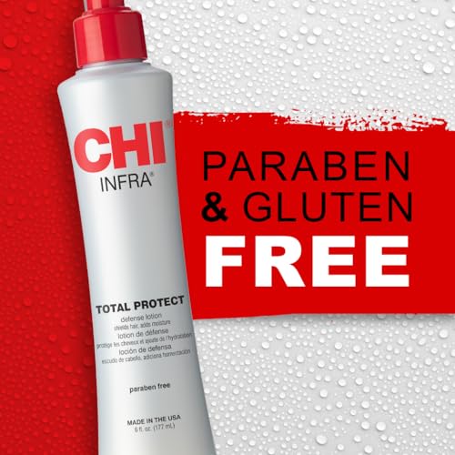 CHI Total Protect Defense Hair Lotion - Heat Protectant & Moisture Cream 6oz