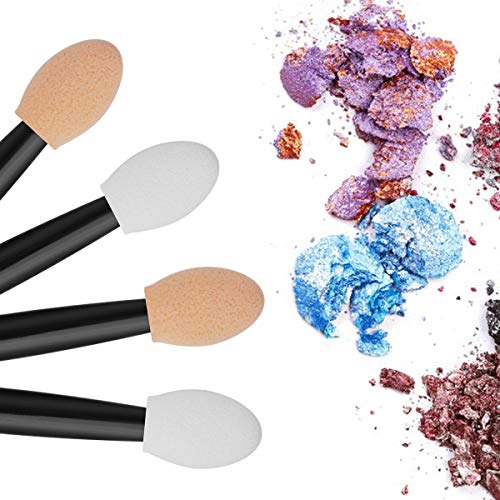 Cuttte 180PCS Disposable Dual-Sided Eyeshadow Applicators - 2.44 Inch Makeup Brushes for Precise Eye Makeup