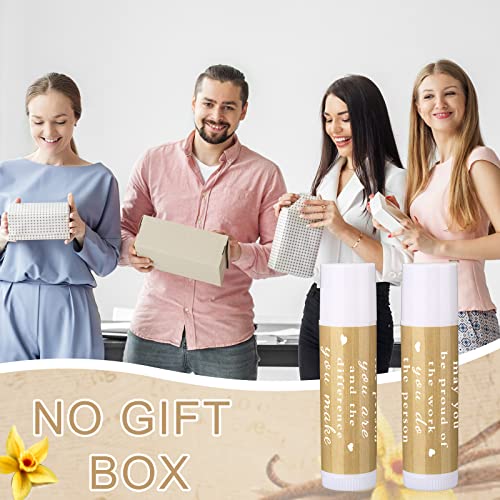 Demissle 24 Pcs Vanilla Lip Balm - Employee Appreciation Gifts