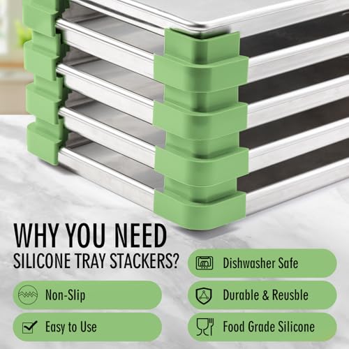 Angadona Silicone Tray Stackers for Harvest Right Freeze Dryer - 16 pcs