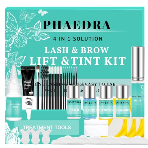 Phaedra 4-in-1 Professional Lash Lift and Brow Lamination Kit - Black
