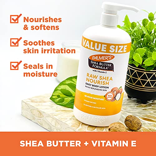 Palmer's Raw Shea Body Lotion - 33.8 Oz for Dry Skin