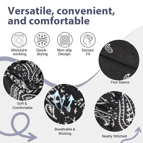 DRESHOW Adjustable Knotted Headbands for Women - 6 Pack Elastic Hair Bands