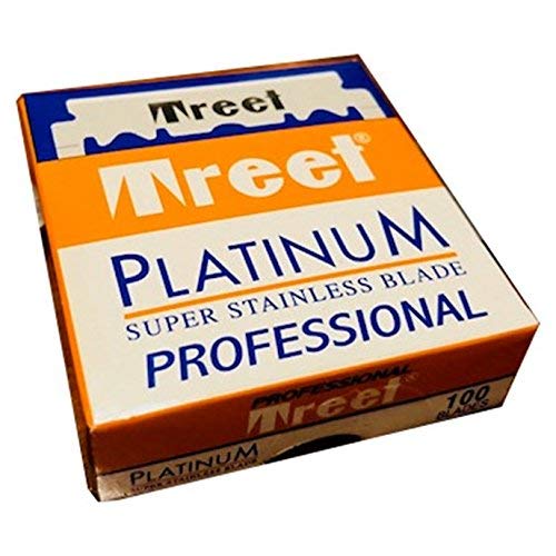 Treet Platinum Professional Single Edge Razor Blades – 100 Pack