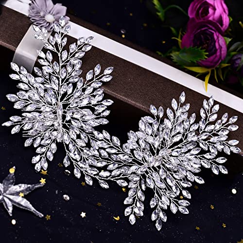 Bridal Rhinestone Hair Comb - Elegant Wedding Headpiece for Brides