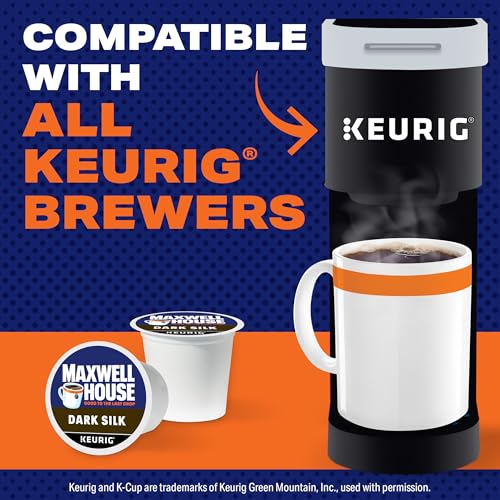 Maxwell House Dark Silk Dark Roast K-Cup Coffee Pods - 10 Count