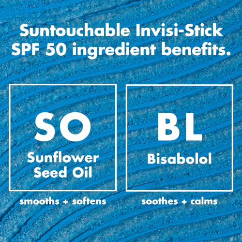 e.l.f. SKIN Suntouchable Invisi-Stick Face Sunscreen SPF 50 - 0.63 oz, Clear & Lightweight