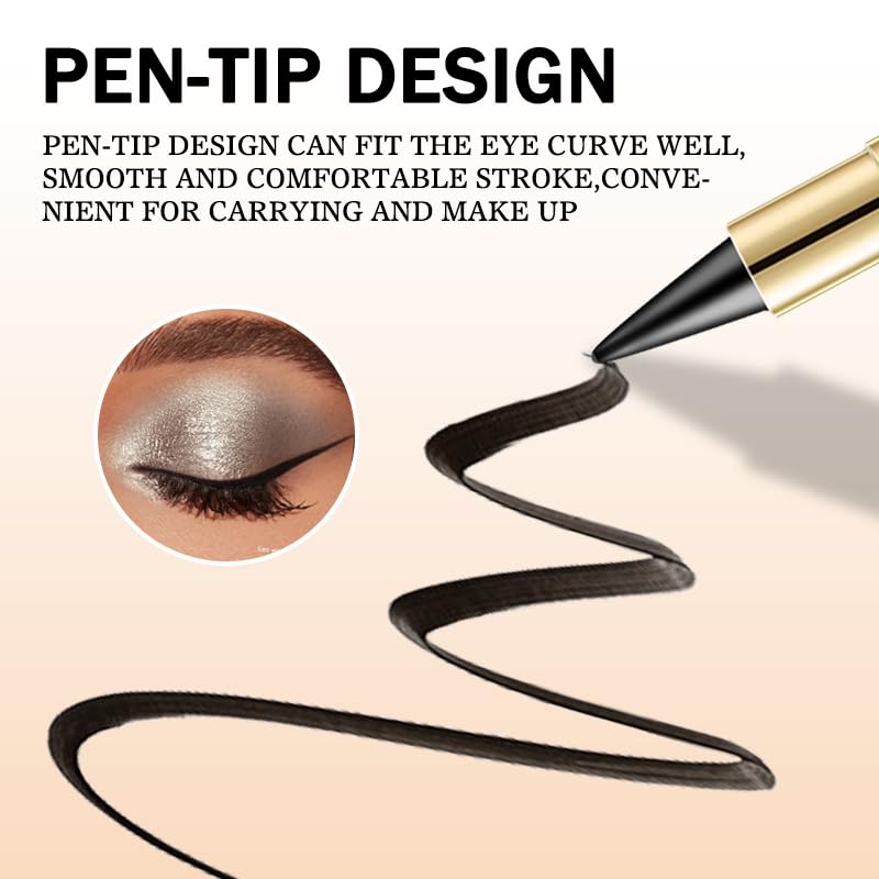 BANGFENG Waterproof Black Eyeliner Stick for Bold Goth Looks