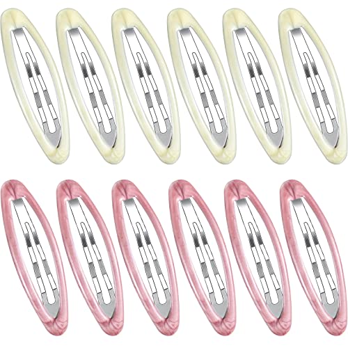 Waydress 12 Pcs Tortoise Hair Clip Barrettes for Women