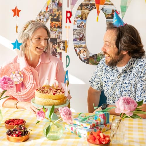 Talking Tables 5-Pack Colorful Star Balloons for Birthday Parties
