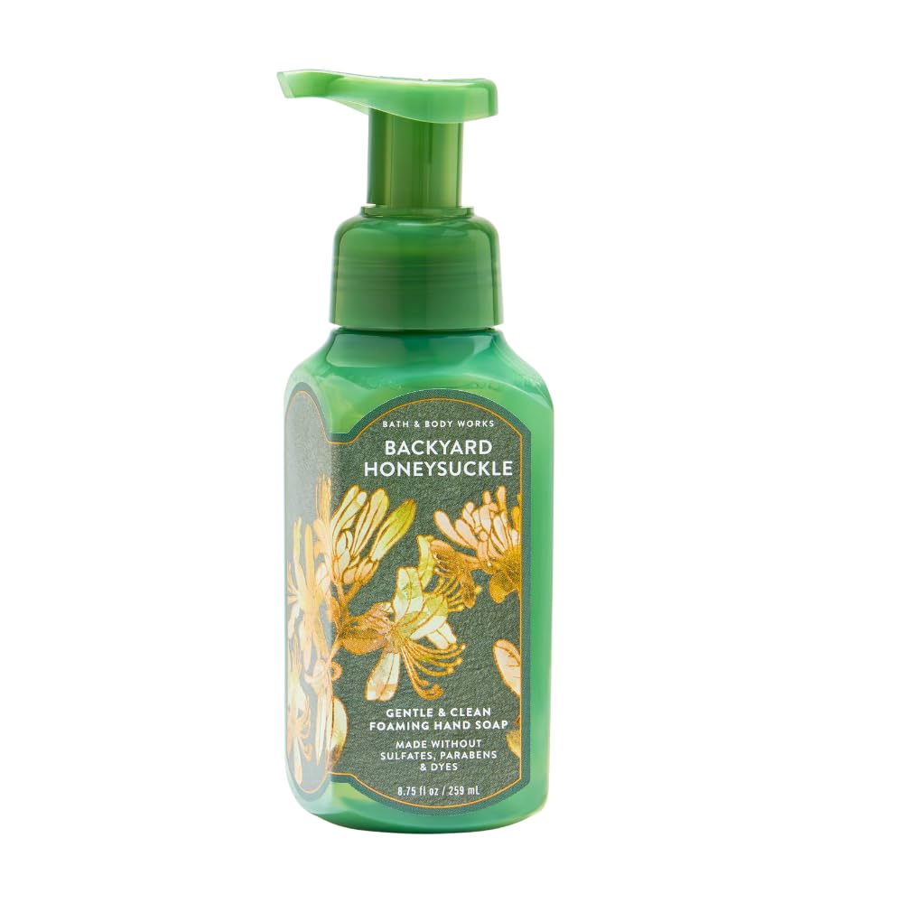 Gentle & Clean Foaming Hand Soap - Fresh Cut Lilacs, Backyard Honeysuckle & White Peach | 3-Pack, 8.75 fl oz Each