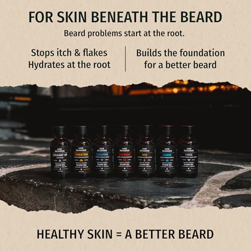 Live Bearded Executive Beard Oil - Cedar & Vanilla Natural Conditioner