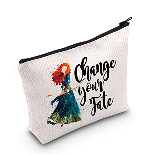LEVLO Chase Your Fate Red Fairy Tale Cosmetic Makeup Bag, 23x17 cm